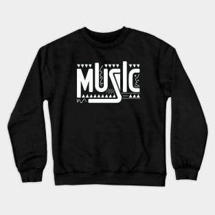 Middle age music logo Crewneck Sweatshirt